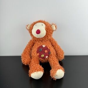 Moulin Roty Rare Les Zazous Mo Monkey 12" Orange Plush Doudou Zazou Singe